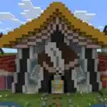 Templo construido en Minecraft