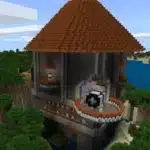 Casa construido en Minecraft